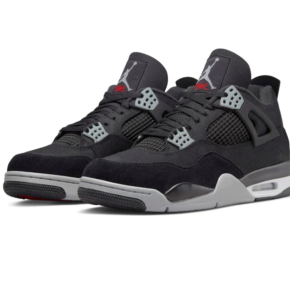 Canvas Air Retro SE Jordan Black 4 0607